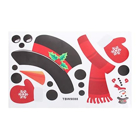 Autocollants Frigo Bonhomme de Neige Toddmomy Cover