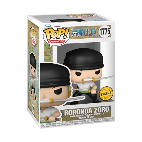 Funko Pop Animation: One Piece - Roronoa Zoro w/Chase (Styles Vary) - Collectible Vinyl Figure - Gift Idea - Official Products - Toys for Kids and Adults - Anime Fans