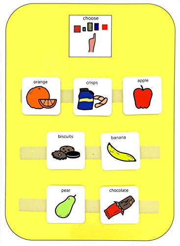 Autism Supplies And Developments Plastic Visual ASD Snacks Choice Board (Picture Communication Symbols) - Thumbnail 2