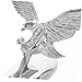 PLAFOPE Metal Eagle Hood Ornament Car Hood Decoration Durable Automotive Styling Easy Installation Unique Eagle Design for Enhanced Aesthetics