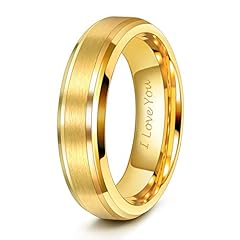 6mm I Love You Engraved