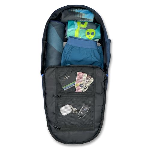 Backpack – Travel Bag, Airline-Inspired Weekender with Laptop Sleeve, Carry-On Size (Abyssal)2