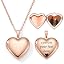 14.heart rose gold glossy