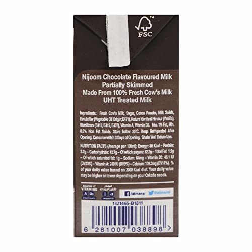 Almarai Al Marai Nijoom Chocolate Milk, 6 x 150 ml