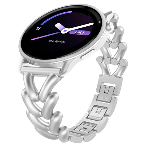 [VanHooc] 20mm ���v�o���h for Garmin Forerunner 570 42mm/Vivoactive 6/Forerunner 165/Vivoactive 5 �X�e�����X�X�`�[�� �����o���h Quick Release ������� 