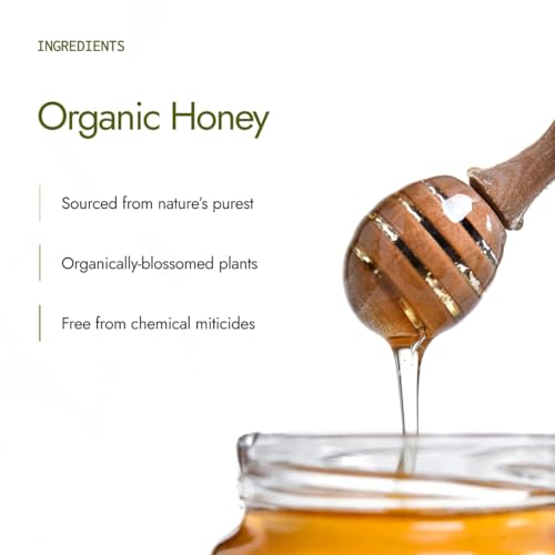 Image of Kapiva Organic Honey 500gm | NMR tested | Unprocessed & Unpasteurized Honey |100% Raw Pure & Natural | Strengthens Immunity | 0% Added Sugar No Preservatives
