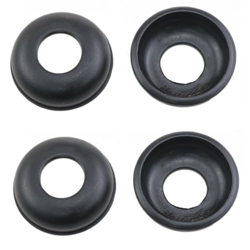Meuey Lyot Black Bicycle Rear Hub Cups M10 Bike Rear hub Bearing Bike axle nut Bicycle Accessories for Road Bikes, Mountain Bikes 4PCS