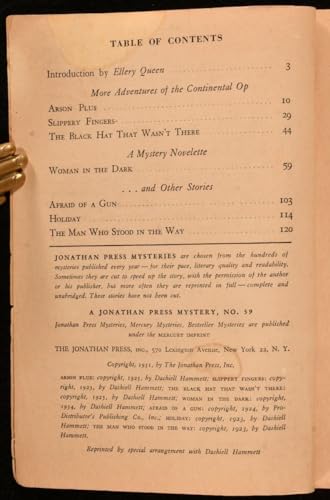 Woman in the dark: More adventures of the Conti... B0007EKUMW Book Cover