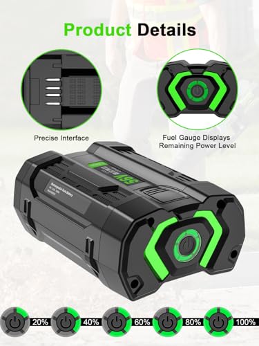 IEFUU 56 Volt 3.0Ah Battery Compatible with EGO Battery 56V BA1400T BA1400, Compatible with All Power 56-Volt EGO Power+ Cordless Tools Lithium-Ion Batteries, Compatible with EGO 56V Battery Upgraded - Thumbnail 4