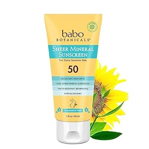 Babo Botanicals Sheer Mineral Sunscreen Lotion...