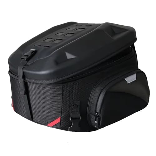 Sacoche arrière de moto pour résoudre le manque de place pour casque sur siège arrière
