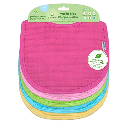 Image of I Play, Bib Solid Fuchsia Organic, 5 Count