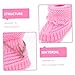 SHOWERORO Zapatos para Niña Hechos Mano Botines de Punto Suaves y Transpirables para Recién Nacido Interior para Caminar y Uso Diario Imagen de SHOWERORO Zapatos para Niña Hechos Mano Botines de Punto Suaves y Transpirables para Recién Nacido Interior para Caminar y Uso Diario