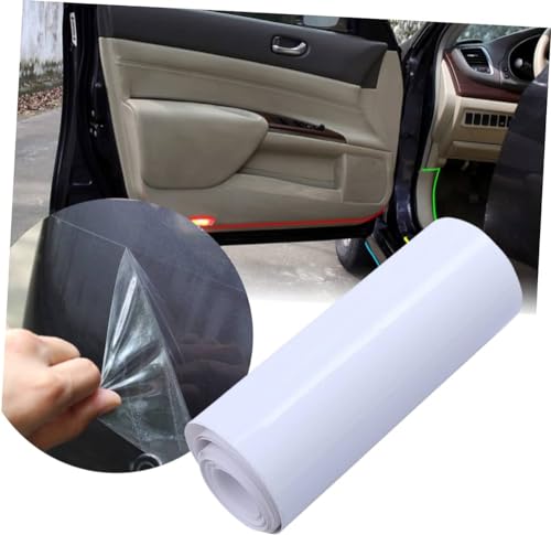 Image of WALLMATE Transparent Film Vinyl Wrap Car & Bike Wrap, Protective Film Self Adhesive Wrap Sheet Roll Film Sticker (60x355 Cm, Plain Wrap Film)