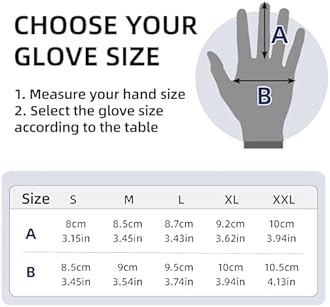 Schwer ProGuard Highest Level Cut Resistant Work Gloves PR3326 for Extreme Protection，ANSI A9 Cut Gloves with Reinforced Thumb, Non Slip, Non PFAS, Durable, Touch-screen, Black 1 Pair（XXL）