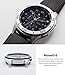Ringke Bezel Styling for Galaxy Watch 46mm / Galaxy Gear S3 Frontier & Classic Bezel Ring Adhesive Cover Anti Scratch Stainless Steel Protection [Stainless] for Galaxy Watch Accessory GW-46-16