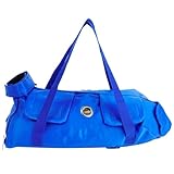 Cunlvyyds Cat Bathing Bag, Scratch-Resistant Nylon Cat Grooming Bag with Zipper & Paste Tape, Adjustable Multifunctional Restraint for Bathing Washing Nail Cutting, M, Washing