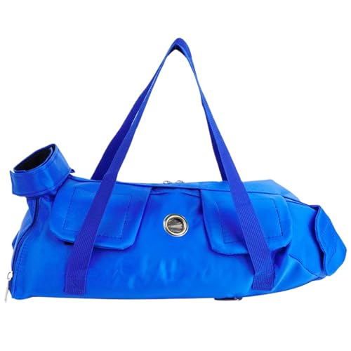 Cunlvyyds Cat Bathing Bag, Scratch-Resistant Nylon Cat Grooming Bag with Zipper & Paste Tape, Adjustable Multifunctional Restraint for Bathing Washing Nail Cutting, M, Washing