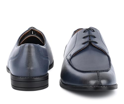 Image of LOUIS STITCH Derby Formal Shoes for Men | Lace-Up Front Cut | Ideal for Business, Casual, Parties (RGFCBU)