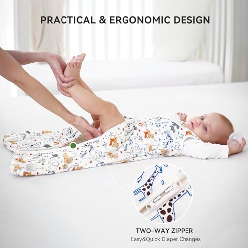 Image of Yoofoss Baby Sleep Sack 6-12 Months Rayon Made from Bamboo 1.0 Tog