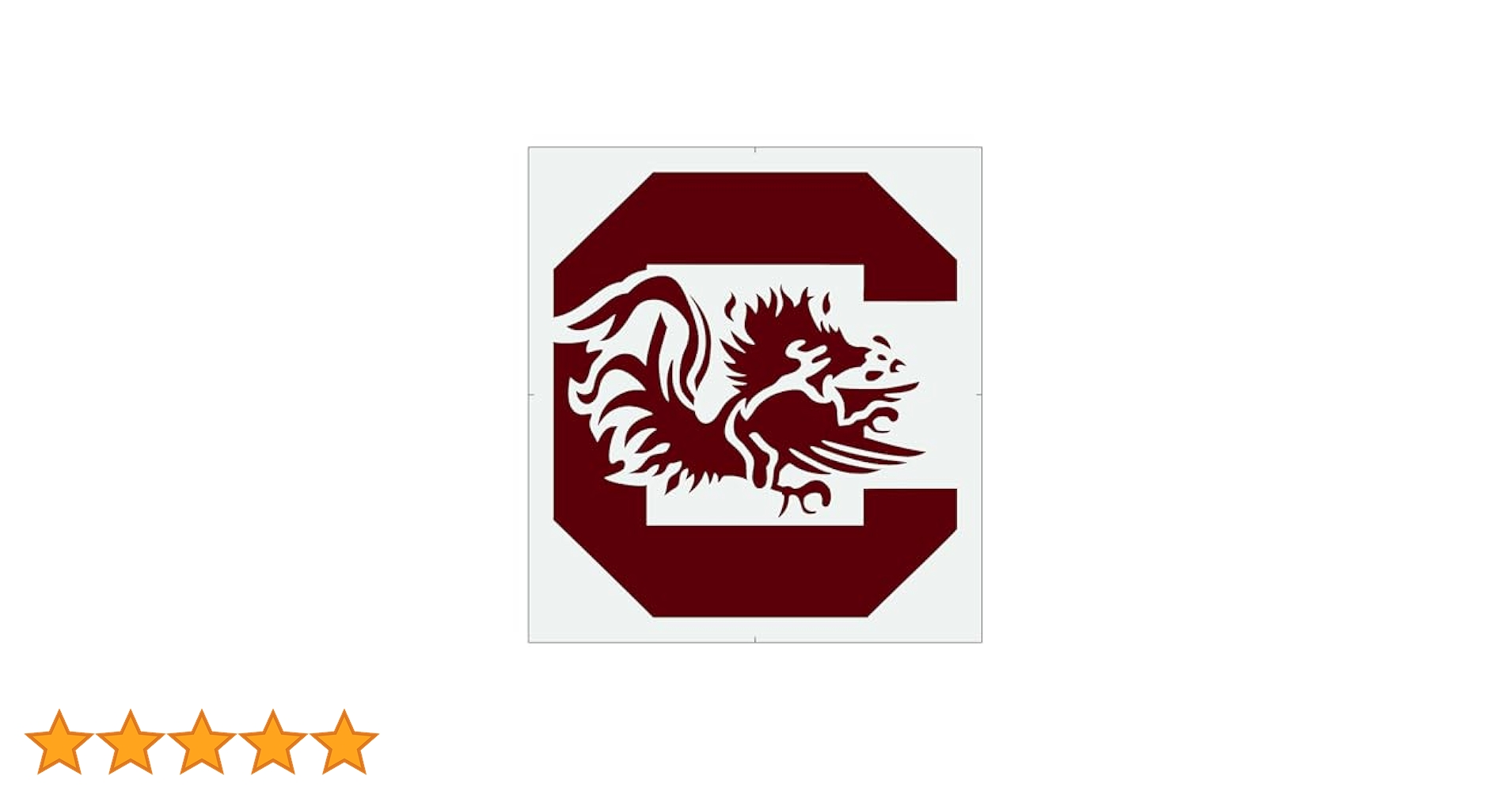 amazon-com-stencil-stop-south-carolina-gamecocks-logo-stencil-reusable-for-diy-projects-painting-drawing-crafts-14-mil-mylar-plastic-24-x-21-74-inches-arts-crafts-sewing