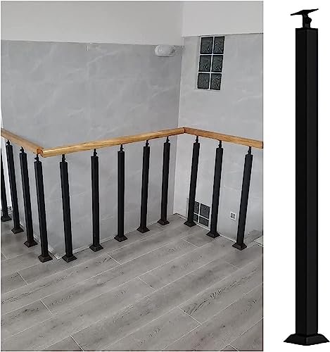 Pince de poteau de garde-corps extérieur en acier robuste pour balcon