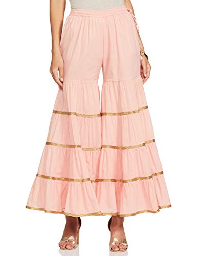 Image of BIBA Women Cotton Kurta Garara Suit Set