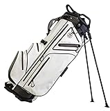 Club Champ Waterproof Stand Golf Bag, White/Black (JR989)