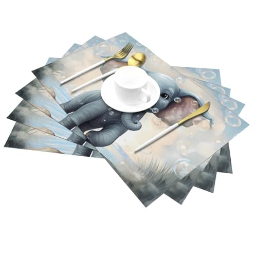 Sets de table antidérapants et faciles à nettoyer : la solution PVC pour table propre - 4