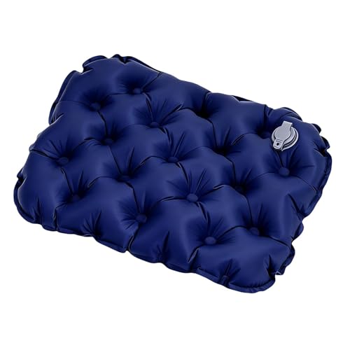 Hauwthg Coussin de Voyage pour Avion,Confortable Portable Matelas Gonflable Imperméable,Coussin de Siège Nomade - pour se Reposer au Bureau, tribunes, stades, Gaming, Maison, Fauteuil inclinable,