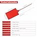Plastic Security Tags 10 Pieces Anti-Tamper Seals Numbered Pull Ties Security Plastic Safety Label for Logistics Warehouse Industry Plant