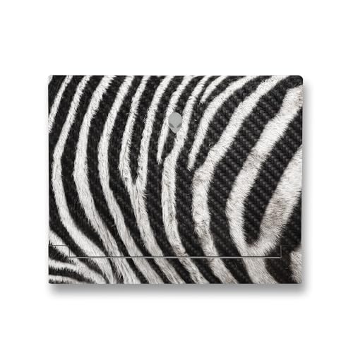 Image of MightySkins Carbon Fiber Skin Compatible With Alienware X14 R2 (2023) Full Wrap Kit - Zebra Closeup | Protective, Durable Textured Carbon Fiber Finish | Easy To Apply & Change Styles | Made in the USA