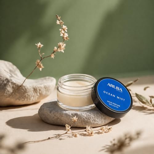 Image of Set of 3 Alcohol Free Citrus Cascade | Ocean Mist | Musk Solid Perfumes | Wax Perfumes for Men & Women | Cologne | Strong & Lasting Fragrance | Gifting Pack for Him & Her