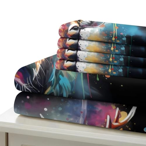 Housse de couette cerf 3D super douce et légère avec fermeture éclair - 7