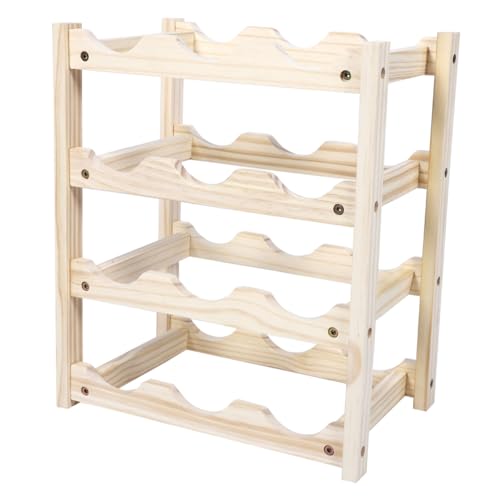 Soporte de vino de madera Unomor para 1 botella miniatura 1
