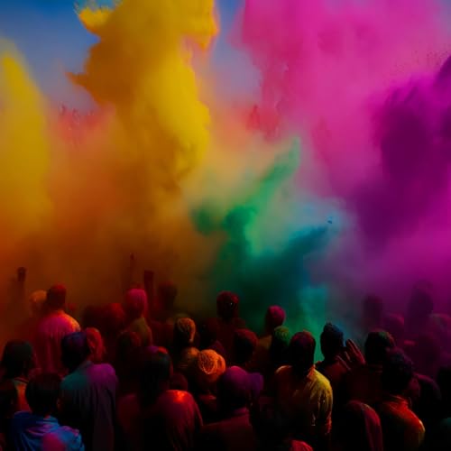 Image of Herbal Gulal Holi Colors Pack of 5 Organic Holi Colours for Holi Celebration | Skin Friendly Natural Gulal for Holi | Non-Toxic, Chemical-Free, Vibrant Long-Lasting Colors
