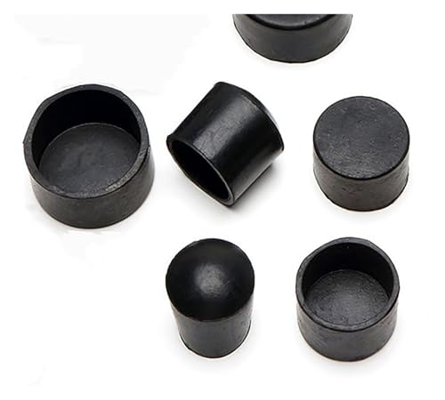 Pieds en caoutchouc noir robustes et capuchons durables - 2