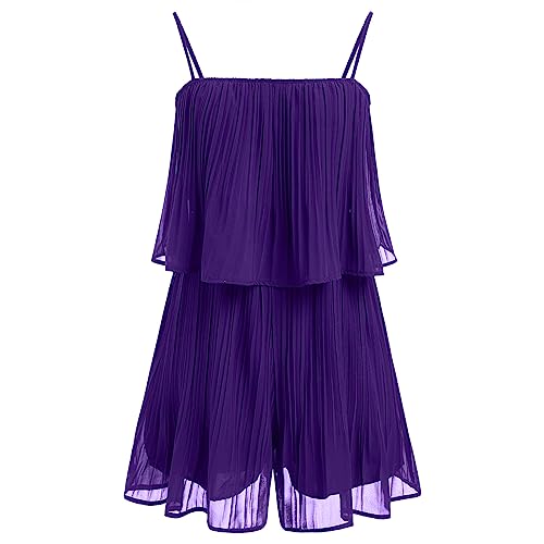 Odizli Jumpsuit Damen Sommer Kurz Elegant Sexy Ärmellos Spaghettiträger...