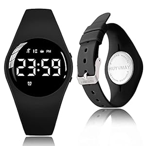 HUYVMAY Fitnesstracker met activiteitstracker, geen app geen bluetooth, 1 uur opladen voor 20 dagen gebruik, IP68…
