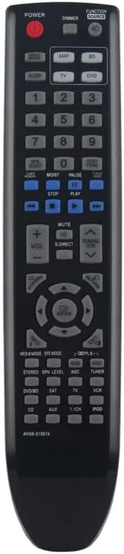 Replacement Remote Control Replace for TV/Audio/Projector AH59-01951K for Samsung AV Receiver HT-AS730 HT-AS730S HT-AS730ST