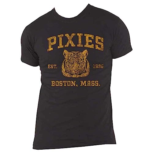 T-Shirt Noir Pixies PHYS Ed pour Homme à Manches Courtes