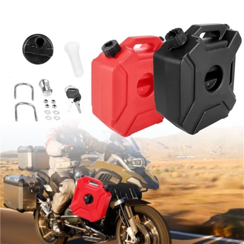 Réservoir de carburant en plastique 5L portable pour essence et diesel de moto et SUV