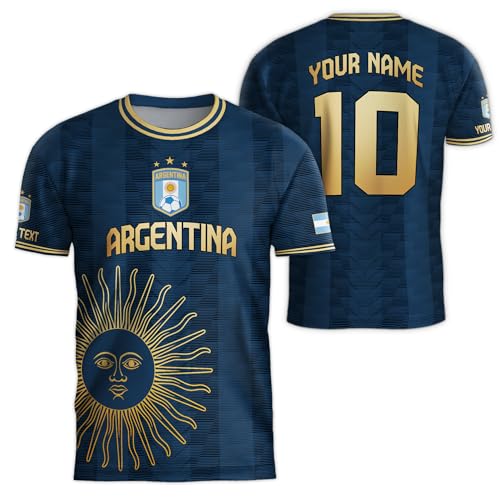 Personalized Argentina Jersey Soccer 2024, Customized Argentina Soccer Jersey for Men, Custom Argentina Soccer Jersey 1