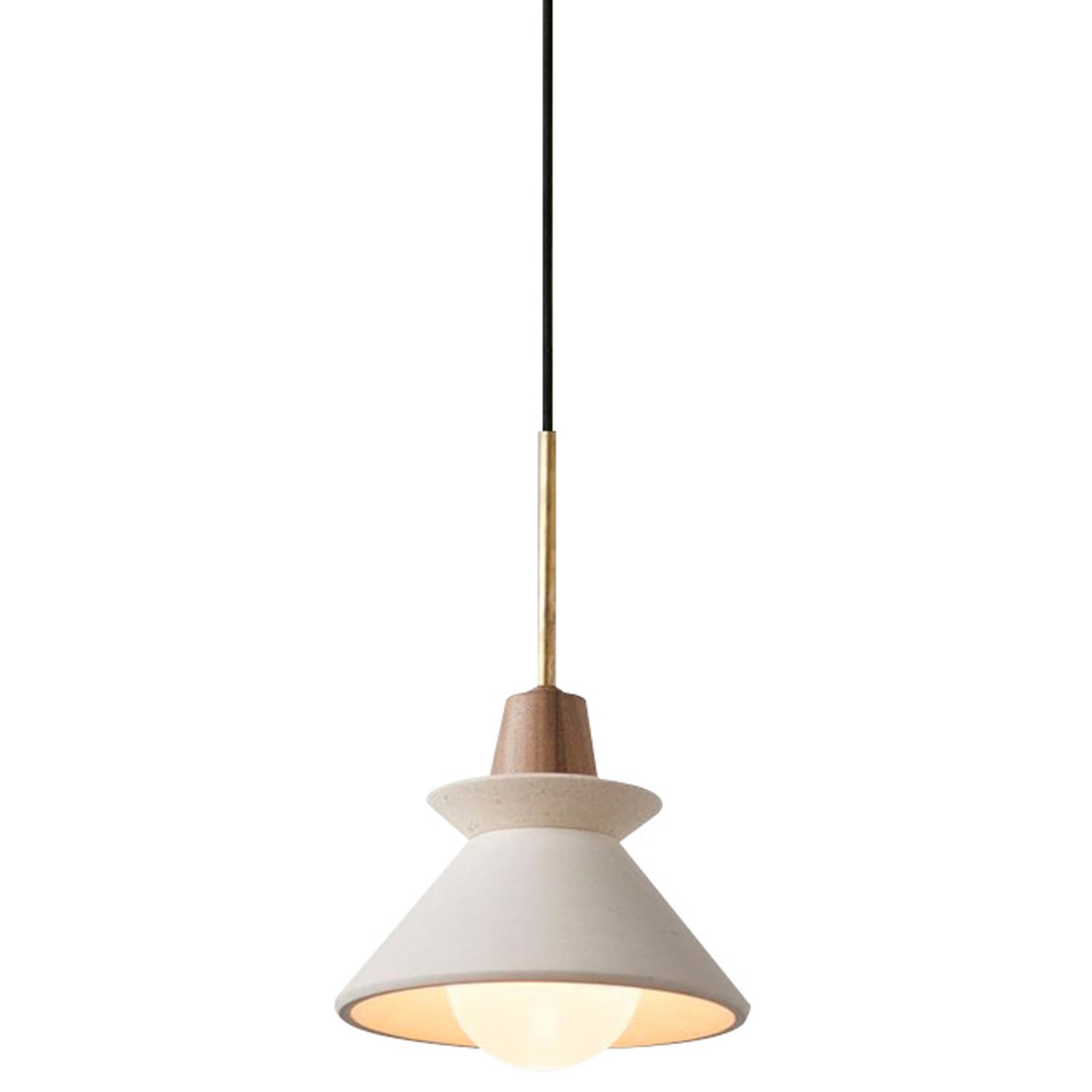 Abat-Jour en Ciment E27 Économie D'énergie pour Lampe Suspendue Anti Éblouissement