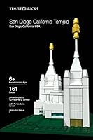 Temple Bricks: San Diego California Temple: Construction Toy Building Instructions 1505298296 Book Cover