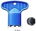 U-M 5 pcs/Set 2.2GPM Cache Faucet Aerator Key with 5 Pieces Faucet Aerator Removal Wrench Tool Practical Design