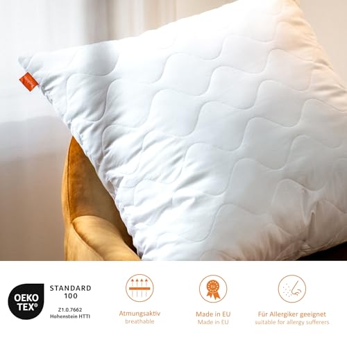 Oreiller extra ferme sleepling 197484 de 65x65 cm lavable - 4