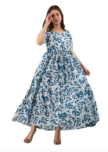Image of Dhruvi Women's Rayon Anarkali Maternity Dress & Feeding Kurti with Zippers