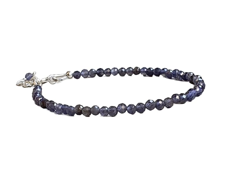 Bracelet en iolite LKBEADS idéal pour un style bohème chic au quotidien