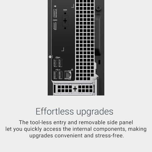 Image of Dell Slim Desktop ECS1250 - Intel Core Ultra 5-225 Processor, UHD Graphics, 16GB Memory, 512GB M.2 SSD, Windows 11 Home, Onsite+Migrate Service with Microsoft 365 Personal (1 Year)
